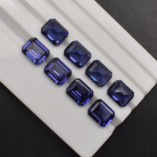 Tanzanite sapphire loose stone cut rectangular ring face men and women ring style stone loose diamond diy matching stone 4X6mm rectangular
