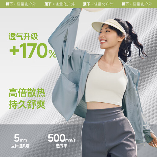 
Beneunder sunscreen clothing for women breathable 25 new summer thin long-sleeved ultraviolet sunscreen clothing AS828 Valentine's Day Honey Yellow XL