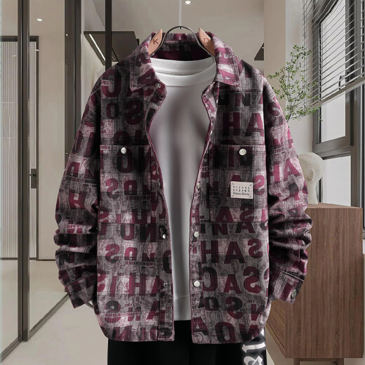 Vestes pour garçons denim printemps et automne Nouvelles chemises pour jeunes vestes pour les élèves de lycée junior et senior.