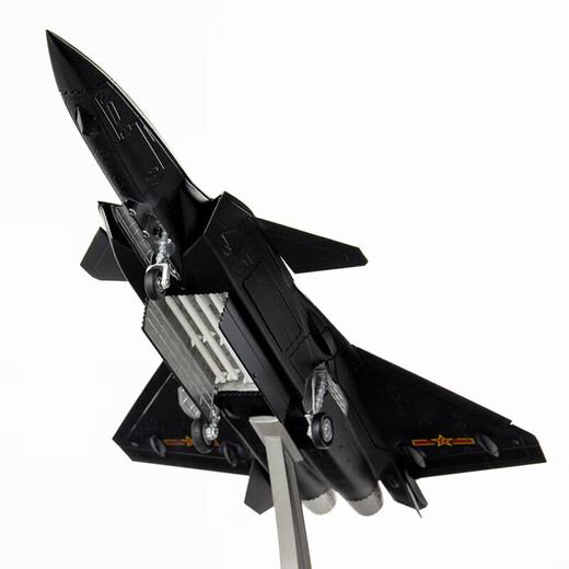 
Not stopped J-20 fighter model alloy simulation military model Zhuhai Air Show retirement souvenir 1:60 black WZHL-15937