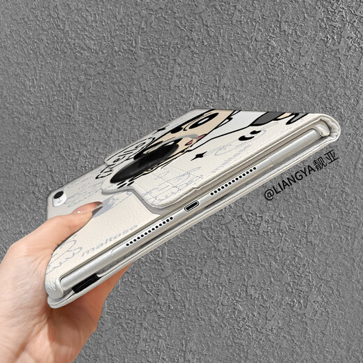 
Dieshi 360 rotating horizontal and vertical bracket Huawei matepad 11.5s flat shell pro12.2 cartoon cute Air12 anti-fall SE11 inch anti-bending acrylic protective cover children [R9221 Biye Xiaoxin] 360 rotating leather case Xiaomi flat 7/7 Pro (11.2
