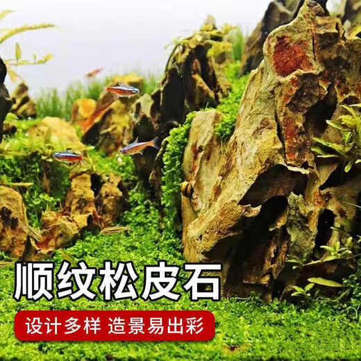 Pine skin gravel materials include fish tank landscaping micro landscape, small pieces of native natural porous stone rockery, landscaping pine skin stone 9-16 cm, 1 point 1 Jin Jin is equal to 0.5 kg, small gravel pieces for decoration