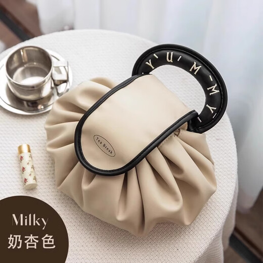 Xinqin makeup bag portable large capacity portable toiletries bag travel lazy drawstring storage bag makeup skin care products