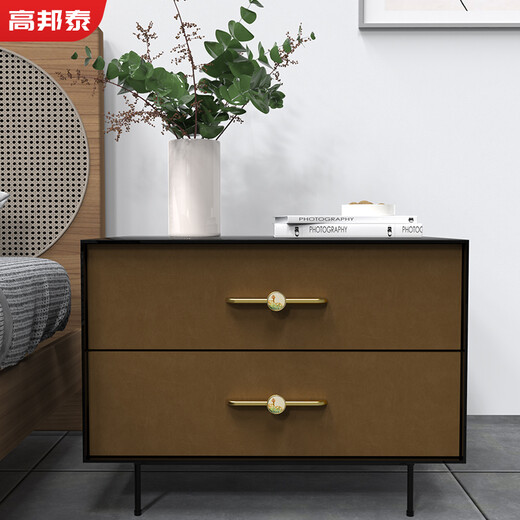 
Gaobangtai enamel color cabinet door brass handle cloisonné new Chinese light luxury drawer cabinet solid handle GBT12178 plum blossom diameter 120 hole distance 96mm