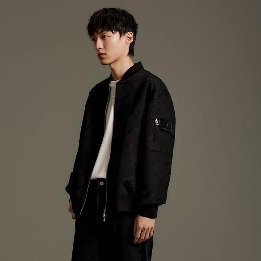 GXG Men's Collection of Various Jackets Black Baseball Collar Jacket GEX12113003 XL