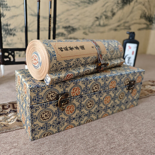 静阁隆江苏特色礼品姑苏繁华图长卷原版高清复制风景国画装饰画墙画做旧 【画芯】原大尺寸：36*1283cm 防水绢布（推荐）