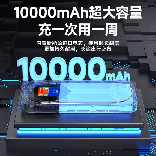 北纬蜂巢随身wifi6【送1500G】支持5G 4G设备免插卡移动随行无限便携式无线网卡全国通用流量2025款 1万毫安电池|数显屏幕|顶配WiFi6+|中兴芯片 【2025新款】适用中兴联想等设备