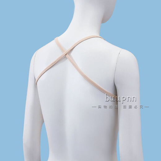 Bibo one-piece anti-exposure tube top spring and summer backless high neckline straps thin bra covering white S (recommended 80-100Jin Jin equals 0.5 kg)