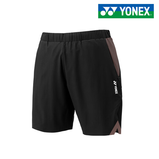 YONEX2025新款尤尼克斯短裤女款速干羽毛球服男士运动短裤乒乓球网球 黑色120045 新款男士大赛服短裤 XL