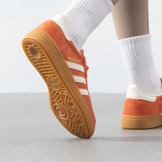 ADIDAS Casual Shoes Men's Shoes Shoes 2025 Spring New Sports Shoes Ballon Hand Ballon Spezial Aleman Training Shoes IG6191/Brick Red/White 35.5