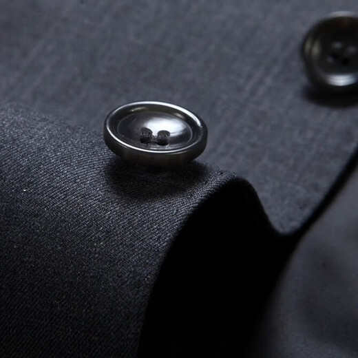 SUSTYLE luxury high-end brand men's high-end suit suit men's business casual suit wedding groom two-piece suit gray 180 XL