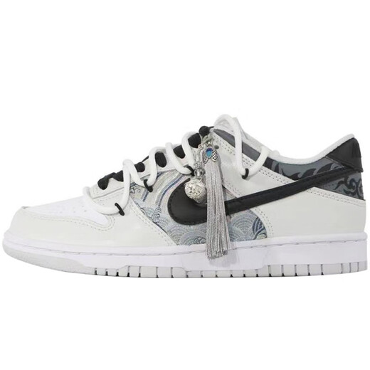 Nike (Nike) Sneakers Dunk Custom Dunk Dung Dragon Year Limited White Dragon Roar Men and Women Shoes Low Top Shoes DH9765-102 Mille de soie Ancient Rhyme 35.5