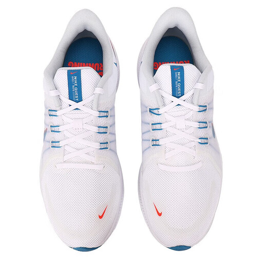 耐克（NIKE）官方男鞋夏季款运动鞋REVOLUTION 6 NN透气缓震跑步鞋赤足休闲鞋 DA1105-101/白色多色蓝色亮深红 44