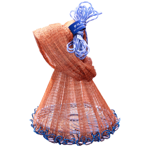 Mengda's new large flying disc type hand throwing net American fishing net throwing net hand throwing net fishing net fishing automatic easy throwing spin net throwing flying disc type hand throwing net children's model without gifts