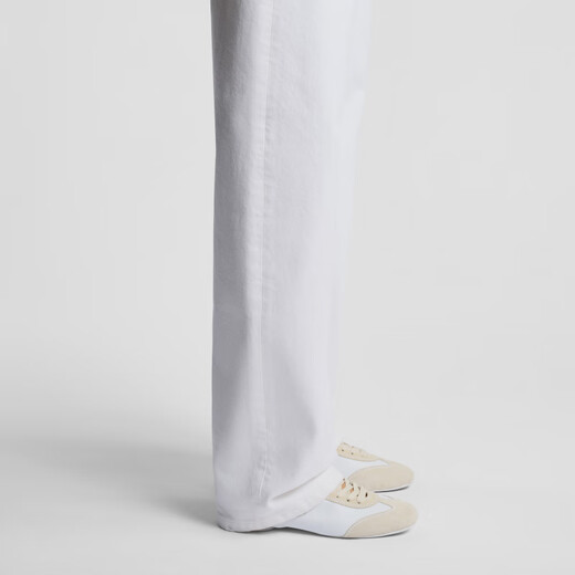 HOGAN【TC】女鞋H684系列运动休闲鞋平底鞋简约系带鞋 白色 35