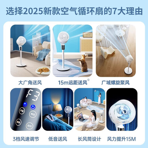 NIYEVN tops the list and sells 100,000+丨whole house cooling electric fan silent bedroom ultra-quiet air conditioning fan refrigeration fan first-class energy efficiency household floor fan air circulation fan air conditioning grade cold air 200m full area cooling-silent constant cooling-power-saving machinery