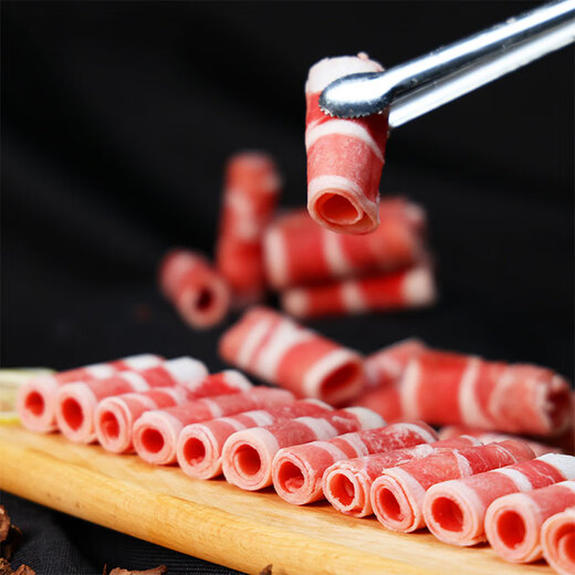 ZOOLII Australian grain-fed beef belly roll 3.2Jin Jin equals 0.5kg hot pot barbecue ingredients fresh beef
