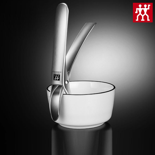 Zwilling (ZWILLING) German anti-scald plate clamp stainless steel heat-insulating clip steamed fish clip plate lifter kitchen dishes 304 stainless steel anti-scald clip*2 white label