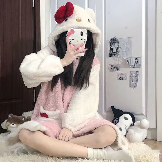 Oxygen Clown Fish Pajamas Funny One-piece Couple Pajamas for Men and Women Winter Plus Velvet Thickened Coral Velvet Cartoon Home Clothes Ugly Fish One-piece S M Suitable for height 150-165cm