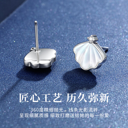 Glten Swarovski Zirconium Boucles d'oreilles en argent sterling cadeaux d'anniversaire de boucles d'oreilles de boucles d'oreilles de boucles d'oreilles