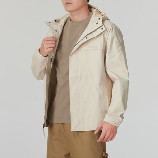 Timberland (Timberland) Chaqueta para hombres Spring y otoño al aire libre a prueba de viento a prueba de agua Traje de montañismo suave de montañismo con capucha casual A695wefl/Recomendación del gerente de la tienda (foto lanzada 10) XL (185/120a)