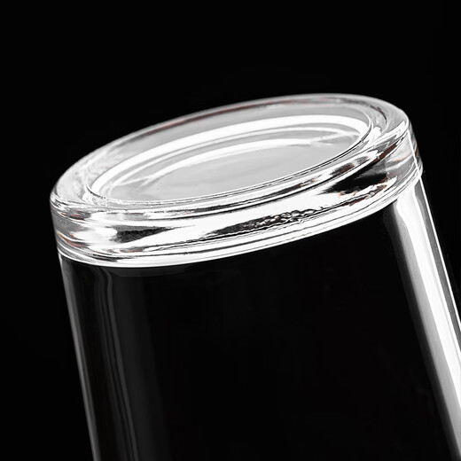 LOVWISH white wine glass dispenser set household small wine glass one-shot glass commercial two-liang 2-amount with scale 100ml wine cup two-liang white wine glass 12 pieces 100ml