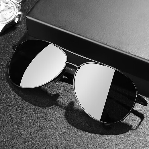 
Dragon Legend 2025 Driver Driver Driving Sunglasses Polarized Style Men's Day and Night Color Change Sunglasses Night Vision Fishing Eyes 12056- Gun Frame Night Vision Film [Night Vision Color Change Film