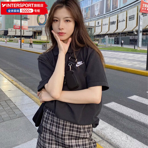 耐克（NIKE）t恤女装 2025夏季新款运动服情侣休闲服翻领全棉透气Polo衫男短袖 FN3895-010/偏大/晒图退5【元】 S /165/84