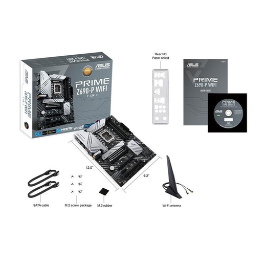 华硕Prime Z690-P WIFI D5 ATX主板 支持Wifi内存条 PRIME Z690-P WIFI