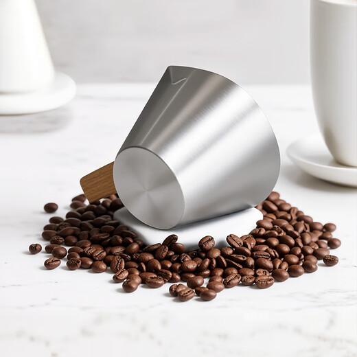 CLITON304 stainless steel coffee extraction cup with scale small milk cup ounce cup espresso measuring cup 120ml