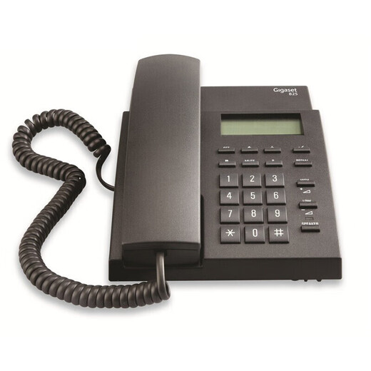 GIGASET 825 telephone landline caller ID telephone landline business office telephone 825 black