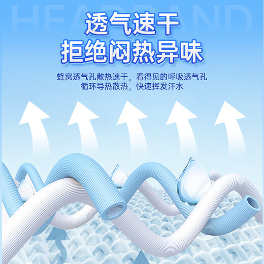 李宁运动发带男女吸汗头带止汗带跑步导汗带篮球防汗头巾戴束加宽头箍