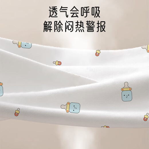 Aibaoashi Baby Onesie Pure Cotton Spring и осенняя одежда для новорожденных малыш Ha-одежда монахи красное сердце медведь 2 штуки T141 Размер 59