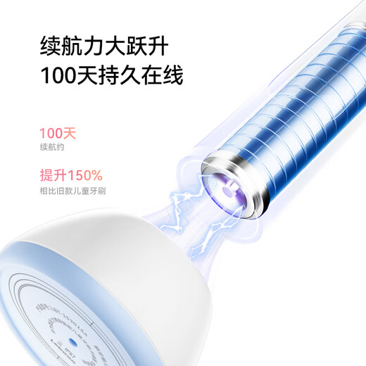 华为智选力博得智能儿童电动牙刷 鸿蒙智选升级款食品接触级材质宝宝牙刷礼物3-12岁儿童生日新年礼物 蓝