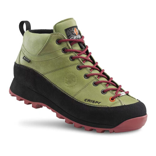Crispi [clásico] zapatos italianos de senderismo al aire libre para zapatos de senderismo de la parte superior de los hombres para mujeres monaco 25 primavera nueva color xuanyu negro [25 nuevo color] 50249901 42