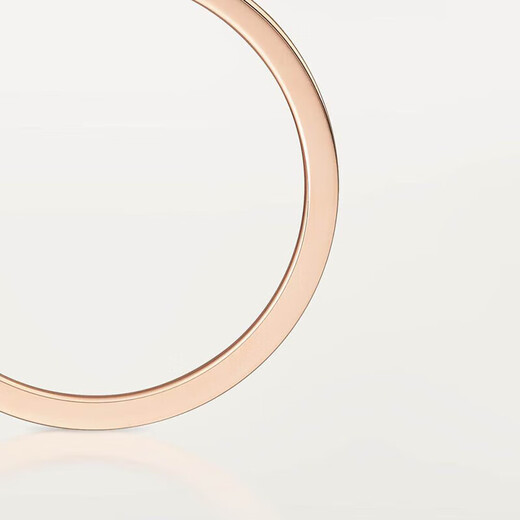 Cartier Rings Wedding Rings Narrow Wedding Rings Men's and Women's Couples Men's and Women's Same Style Holiday Gifts B4086400 18K Rose Gold (3mm) 55 (One Size for Men and Women)