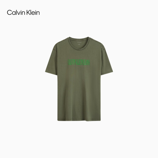 Calvin Kleinjeans 25 printemps et d'été Nouvelle tendance décontractée pour hommes CK Lettre imprimée pure coton pur t-shirt à manches courtes 4RB854G