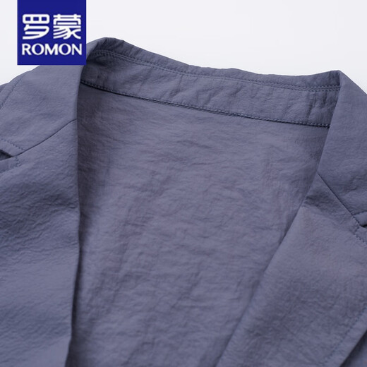 ROMON (ROMON) Spring y otoño Traje casual Chaqueta para hombres Hielo de alta gama Ropa de protección de sol de seda de moda