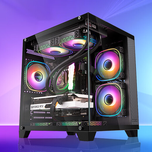 AMD Ryzen 5 R5 5600 host machine/RX7650GRE/RTX5060/RTX4060Ti/RTX3060 graphics card e-sports design desktop computer host DIY assembly machine R5 5600+RX7650GRE 8G丨with six