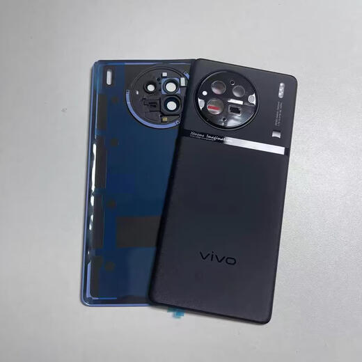 Vivo is suitable for X90s original back cover glass x90pro+ original disassembled rear shell battery cover back shell shell original X90 black original middle frame shell