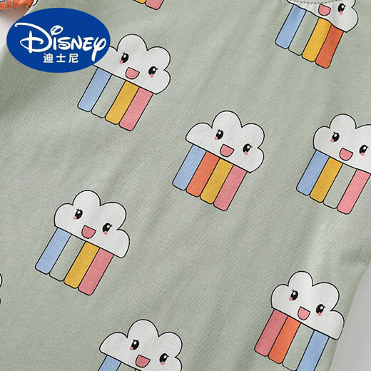 迪士尼（Disney）malwee女童圆领短袖夏装新款欧美童装洋气小女孩儿童T恤上衣 9215 100 cm