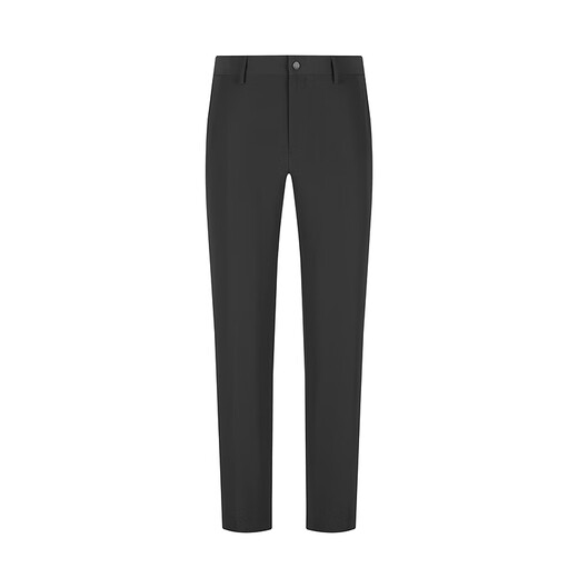 Pantalon décontracté Youngor Pantalon de soie de glace pour hommes Fonction fraîche et fraîche pour la peau douce Absorption d'humidité du tissu polyester et séchage rapide 2025 Nouveau produit noir VCSX313019AWY 36 180/90A (2 pieds 75) 92cm