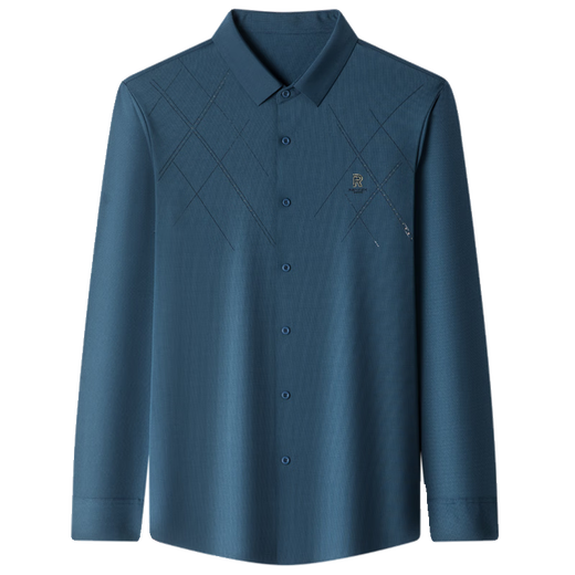 MONTAGUT MEN MEN'S LANGELEDELTE HIMERTE SPRING FRINDE MENDER MENDERAGE Casual Shirt Men LB6623-Rot M 165 Geeignet für 100-115jin [Jin ist 0,5 kg]
