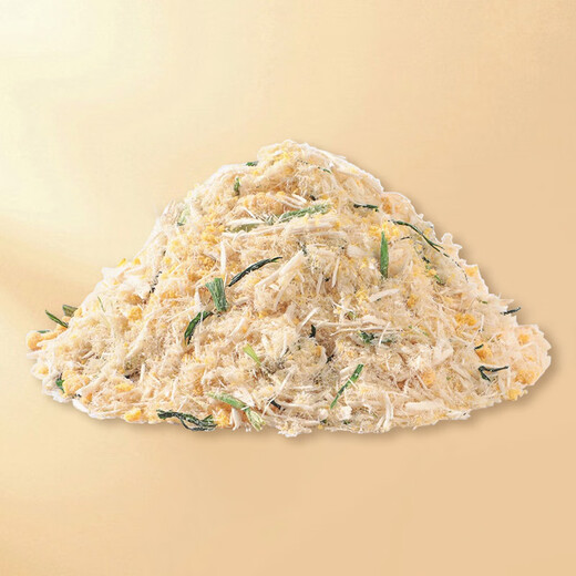 CLCEY freeze-dried cat grass, egg yolk and meat floss, pet snacks, cat food companion nutrition, cat hair ball nemesis, lazy cat grass, cat grass, egg yolk and meat floss, 130g, can be mixed with food