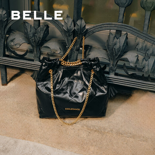 Belle Gift Mall gleicher Stil Wachs Grunge -Tasche Tasche x6913bx4 schwarz f