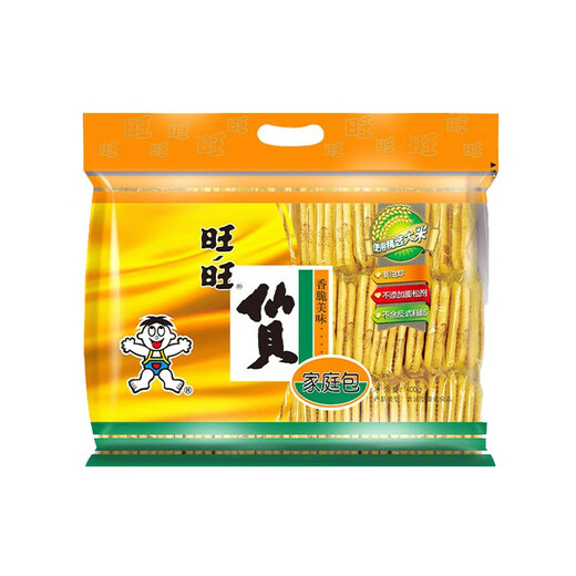旺旺 仙贝雪饼大米饼400g 经典办公出游休闲膨化零食品点心小吃 仙贝400g
