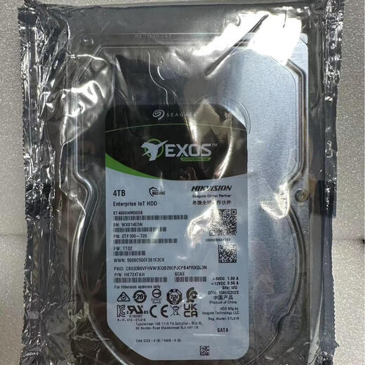 希捷（Seagate）SATA接口 海康威视 加密 存储机械硬盘IOT 非通用硬盘 4TB HK724TAH 海康威视加密 三年质保 开专票