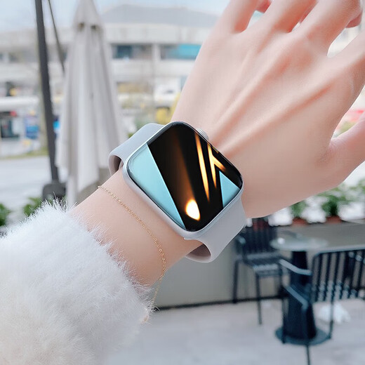 Huaqiangbei S10 Smart Watch Women's Bluetooth Call Watch Multifunktionales Sportarmband Männer und Frauen Paare Elektronische Sternenlichtfarbe [Meldung Reminder + Vollbild + Lingdong Island