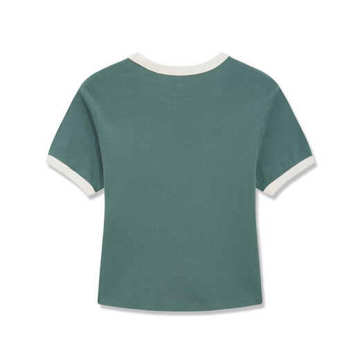 Levi's Shopping Mall mismo estilo que el temperamento retro de verano de Levi's Lady Slim y una pequeña camiseta de manga corta A3523
