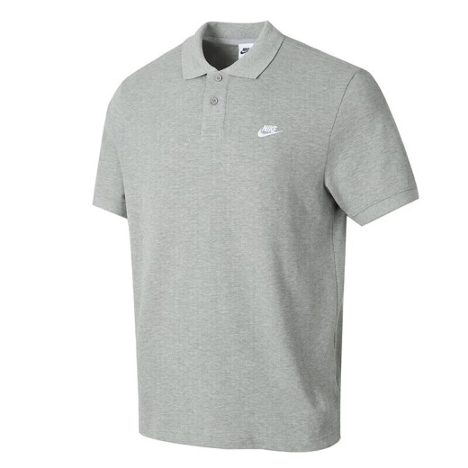 耐克（NIKE）官方短袖t恤男polo衫男 半袖网球翻领休闲透气纯棉上衣运动T恤 FN3895-063/调色暗灰 S